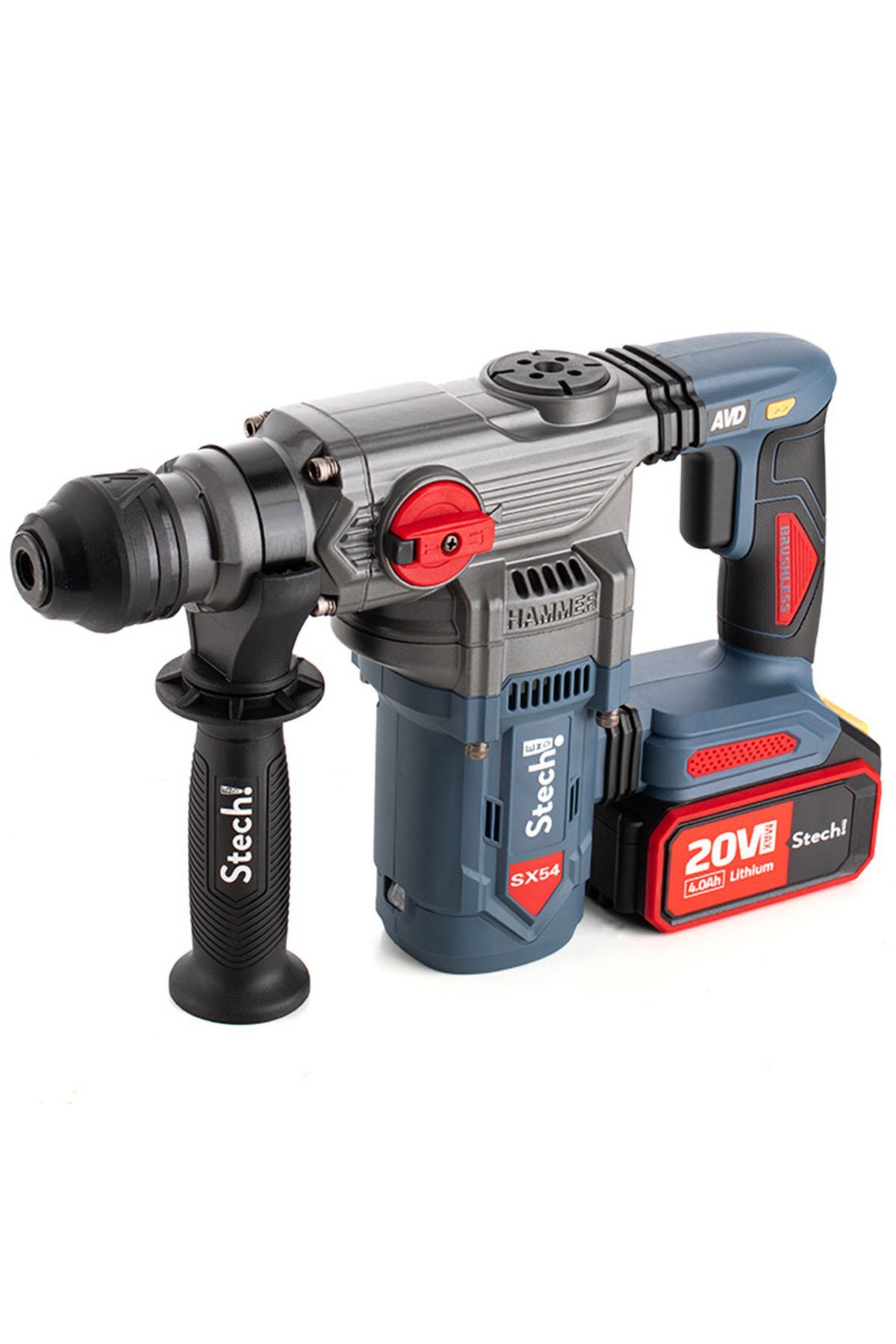 STECH  SX54-2*4.0 AH AKÜLÜ KÖMÜRSÜZ KIRICI DELİCİ 6-30mm