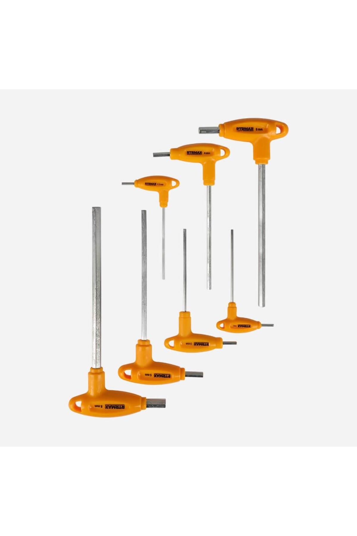 Rh03855 T Tip Allen Anahtar Takımı 7 'li