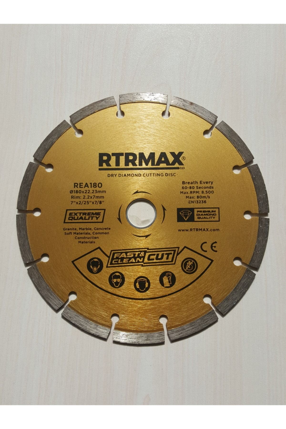 Rtr (rea180) 180x22mm Soketli Elmas Testere