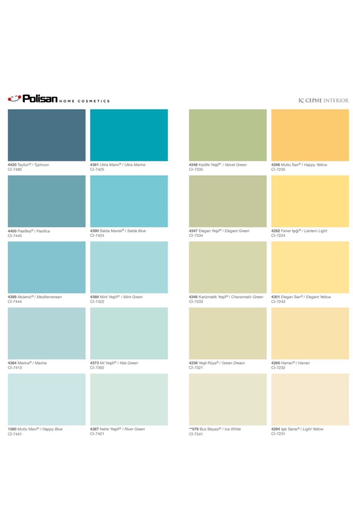 Elegans Extra Yarı Mat Antibakteriyel 7,5 lt Ci - 7224 Fener Işığı