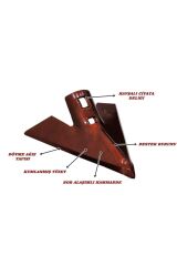 7 Mm Demiray Çelik 1 Adet Kültivatör Pabucu (24 CM) - Kazayağı Pabucu