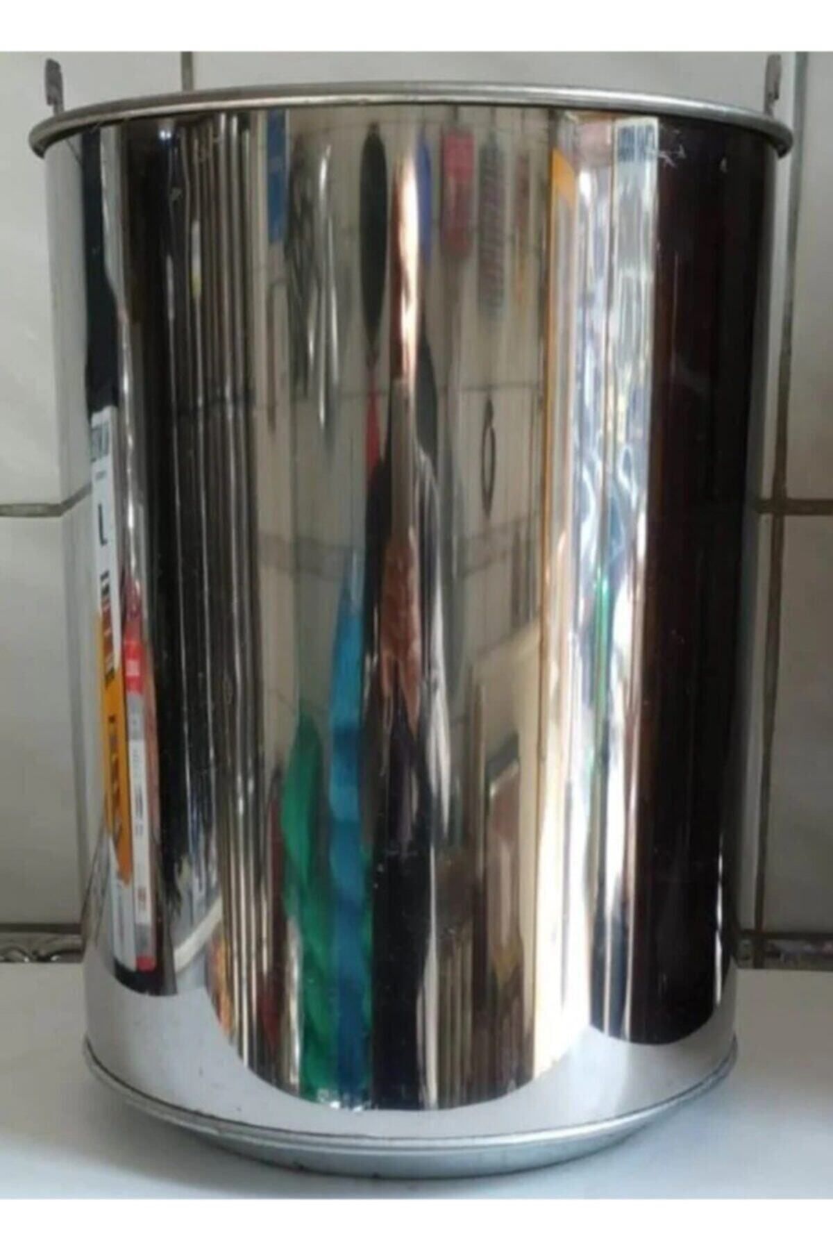 Paslanmaz Çelik Alttan Delikli Soba Kovası Uyuyan Soba Kovası ( Simtaş Kova )