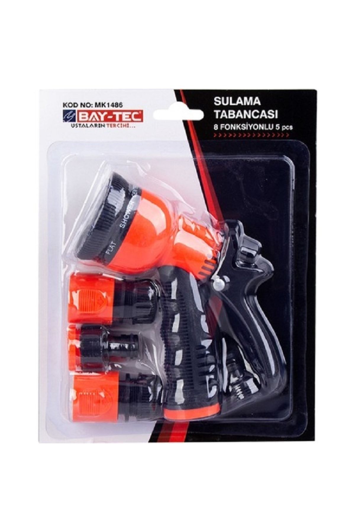 Bay Tec Sulama Hortum Tabancası Bahçe Hortum Tabancası 8 Fonksiyonlu