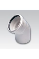 150x45 Pvc Atık Su Açık Dirsek Plastik