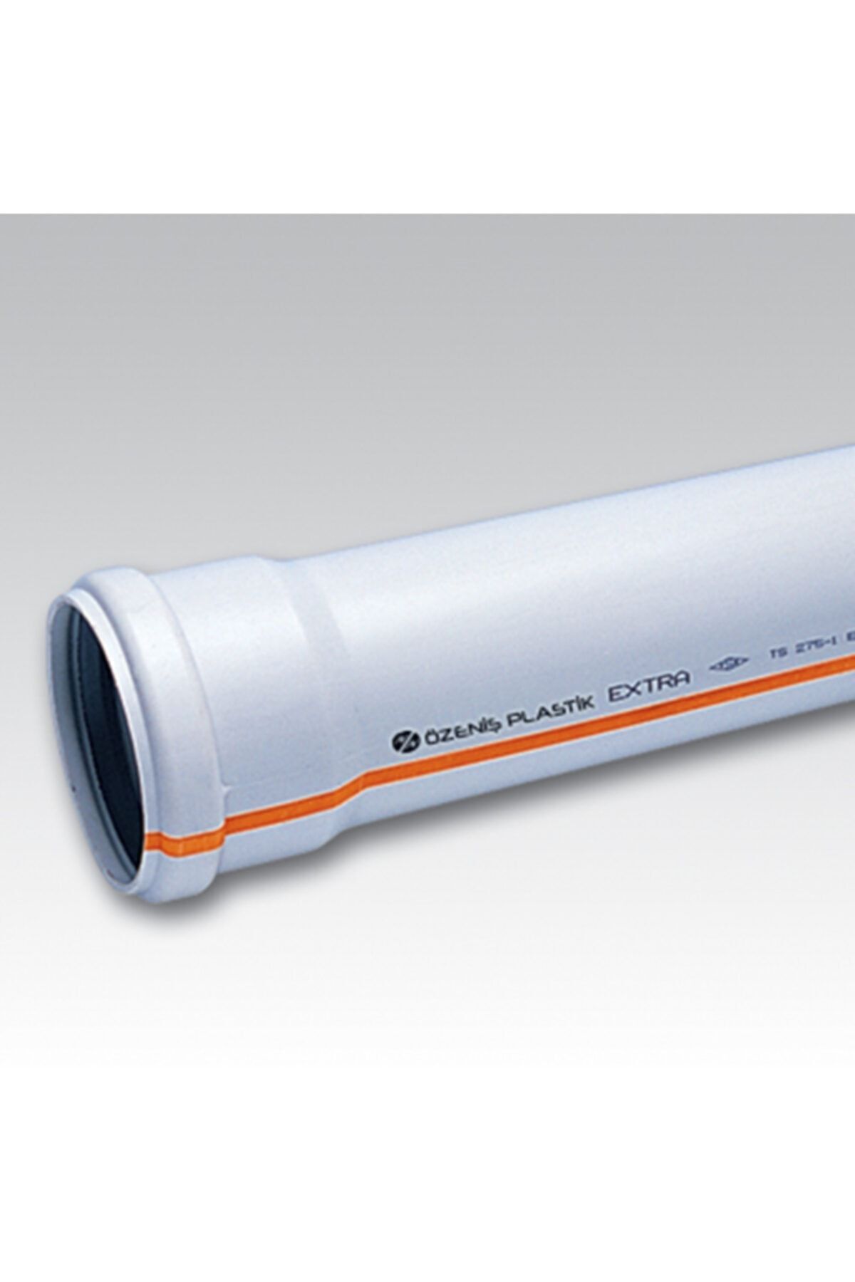 50x500 Pvc Atıksu Borusu Plastik 3.2mm Kalınlık