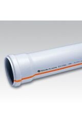 50x500 Pvc Atıksu Borusu Plastik 3.2mm Kalınlık