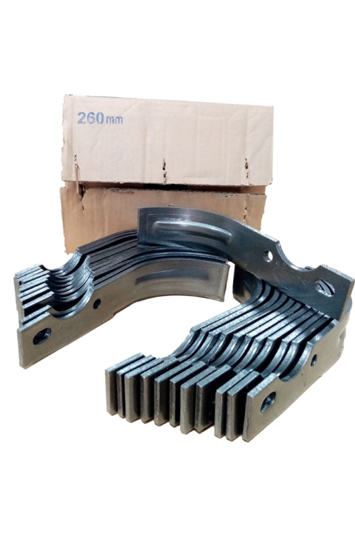 Dizel Modeller Uyumlu  Federli Süper Çelik Çapa Bıçağı 24 Adet 26 Cm