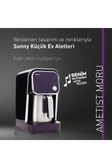 Fal Çelik Cezveli-4 Fincan Kapasiteli Türk Kahve Makinesi