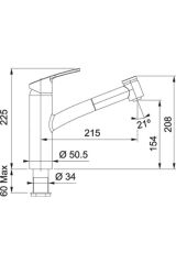 Smart Doccia Armatür Krom
