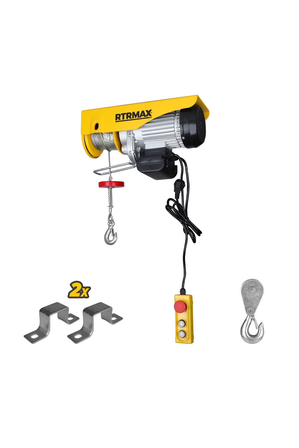 Rtm490 Elektrikli Vinç 1900 W 600/1200 Kg Bakır Sargı