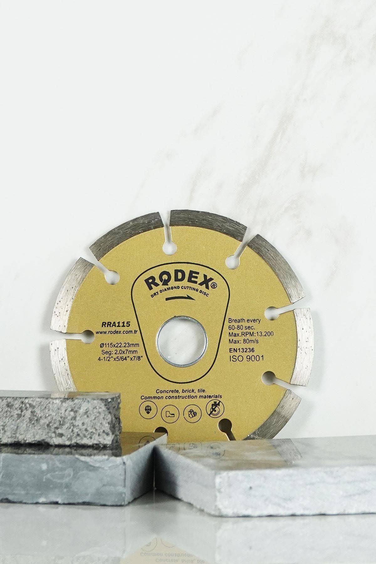 Rra115 Soketli Tip Elmas Kesme Diski Tuğla, Granit, Mermer 115mm